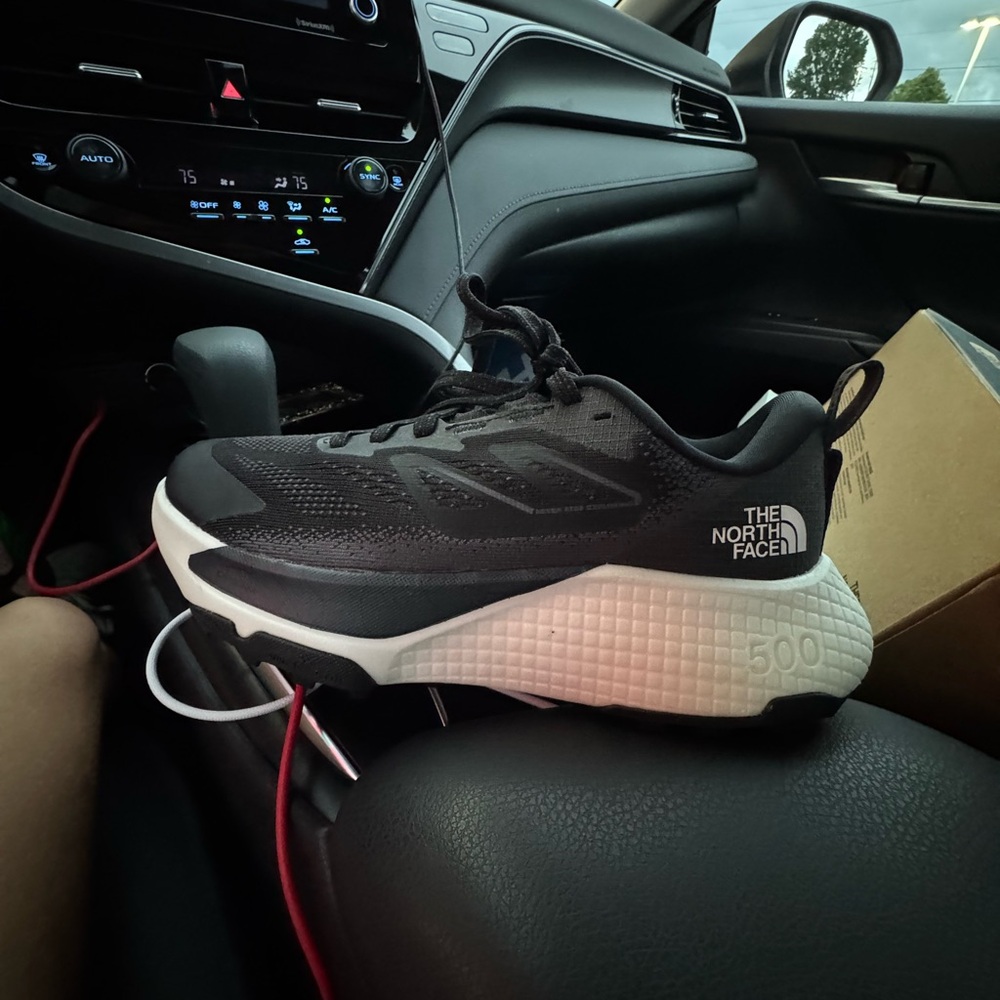 The North Face Black and White Athletic Shoes for Performance